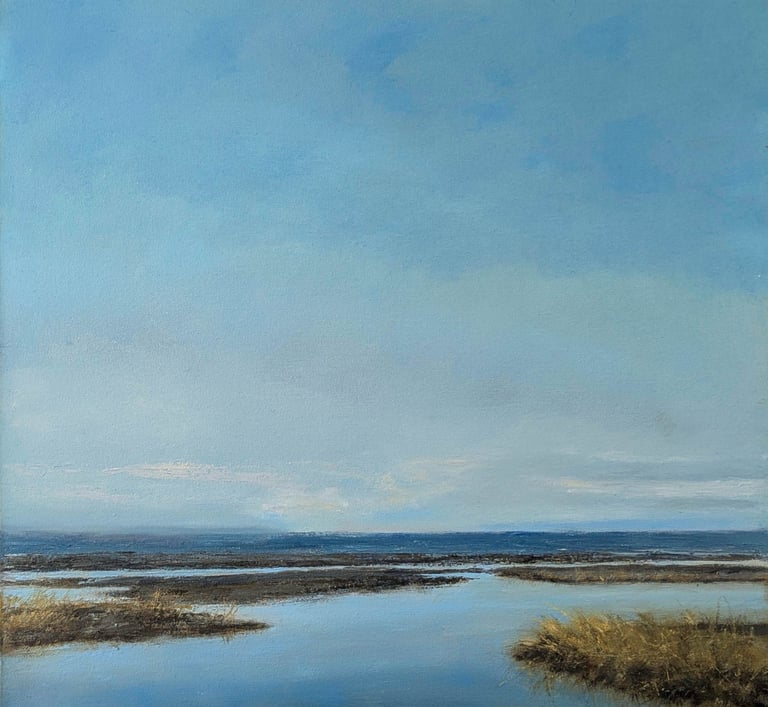 MURMER OF STILL WATERS - Painting by Mary Kersell