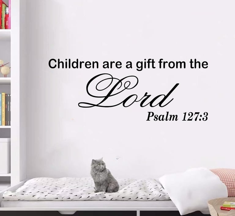 AnFigure Wall Decals for Kids, Scripture Wall Decals