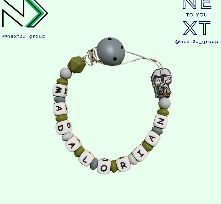 chupeteros de silicona personalizados