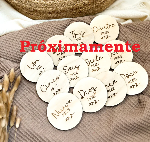 Cumplemeses de madera