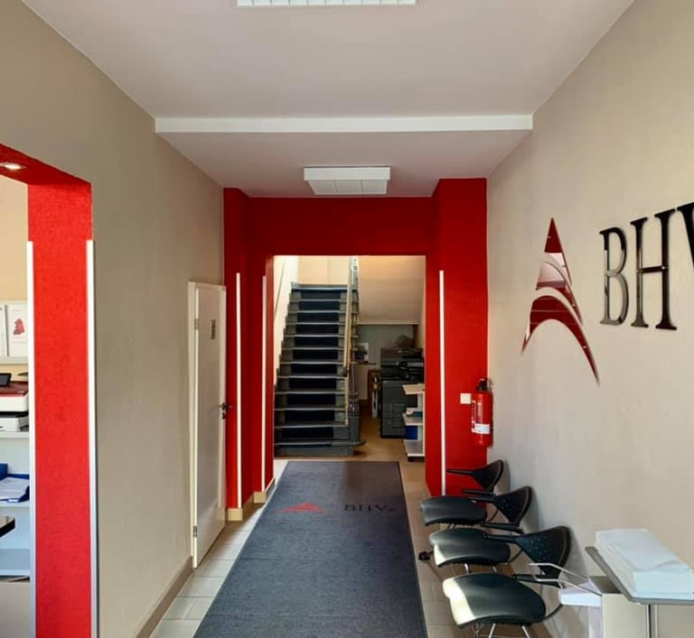 Eingangsbereich der Immobilienverwaltung BHV group