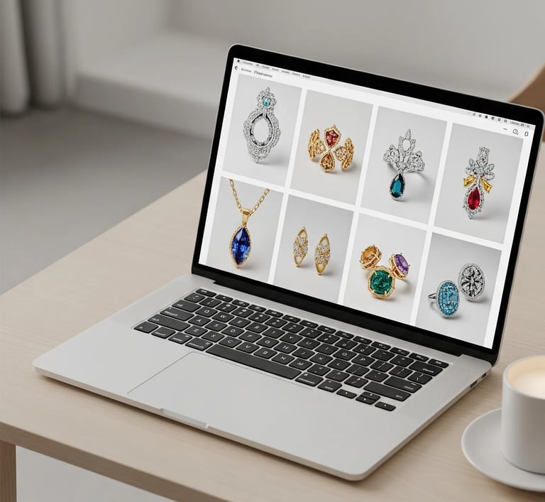 Choosing Between Online and In Store Jewelry Shopping