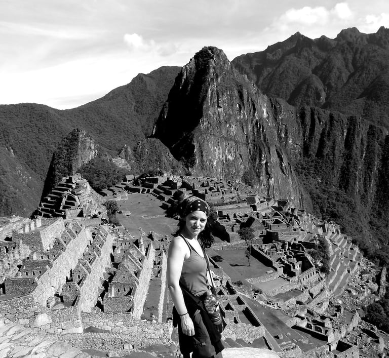 me on my travels at machu picchu