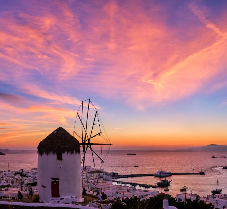 mykonos sunset