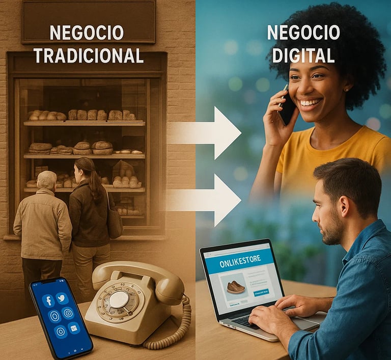 evolucion negocio tradicional digital impacto internet