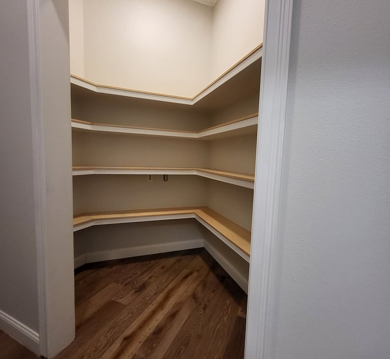 Picture of pantry created by White and Wood Custom Carpentry in Orlando Florida