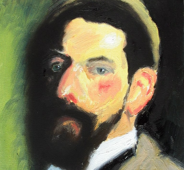 Sargent, 2014, oil on canvas, 8x10"