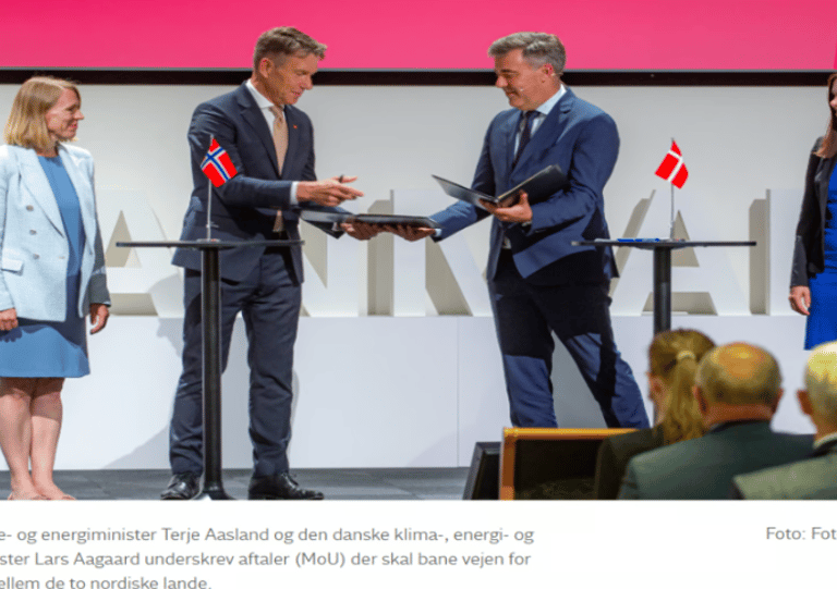 Norge og Danmark sammen om en bærekraftig fremtid