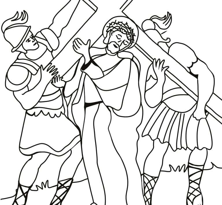 Coloriages chrétiens jésus pour enfants gratuits