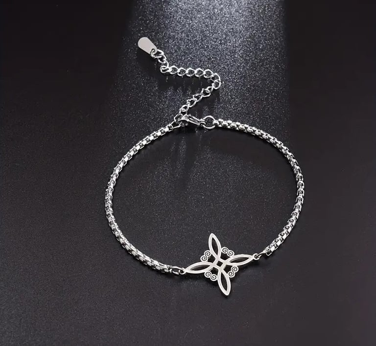 bracelet nœud sorcellerie gothique dark sorcière occulte ésotérique  