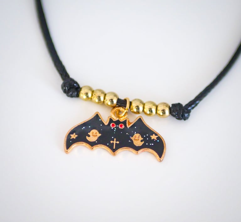 bracelet chauve-souris enfant gothique halloween