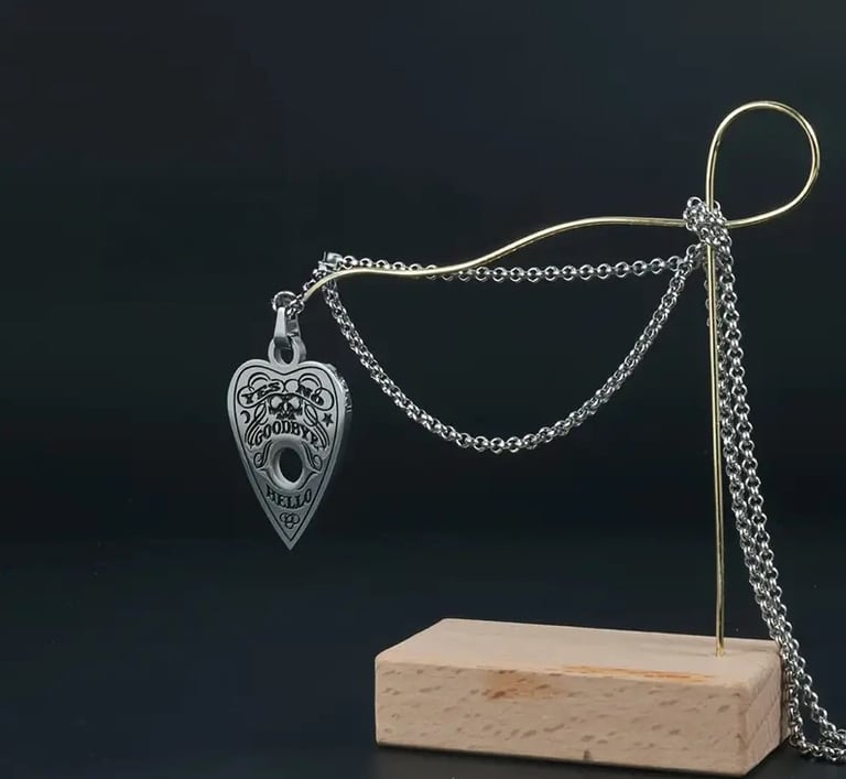 collier ouija occulte sorcière gothique punk dark witchy