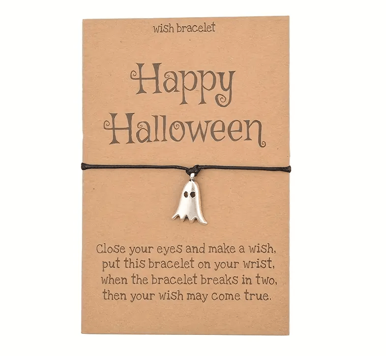 bracelet de souhait fantôme Halloween enfant