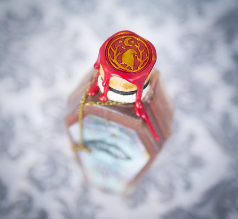 potion magique apothicaire sang vampire halloween deco gothique