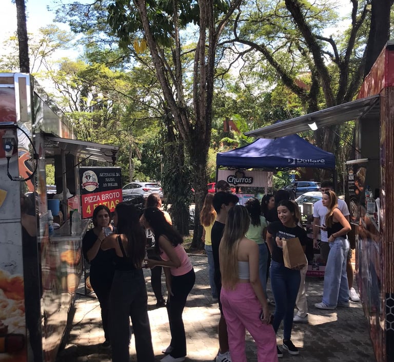 Food Trucks no evento escolar