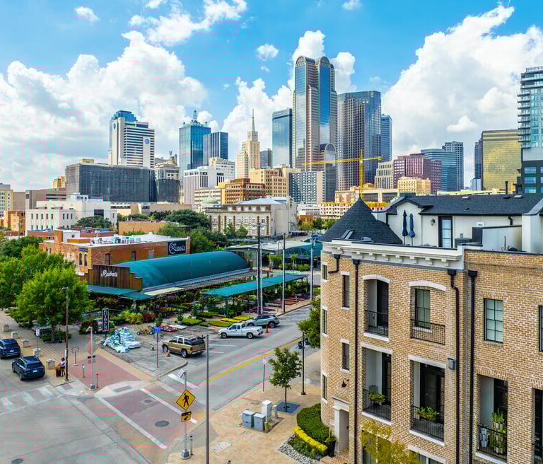 downtown Dallas, TX