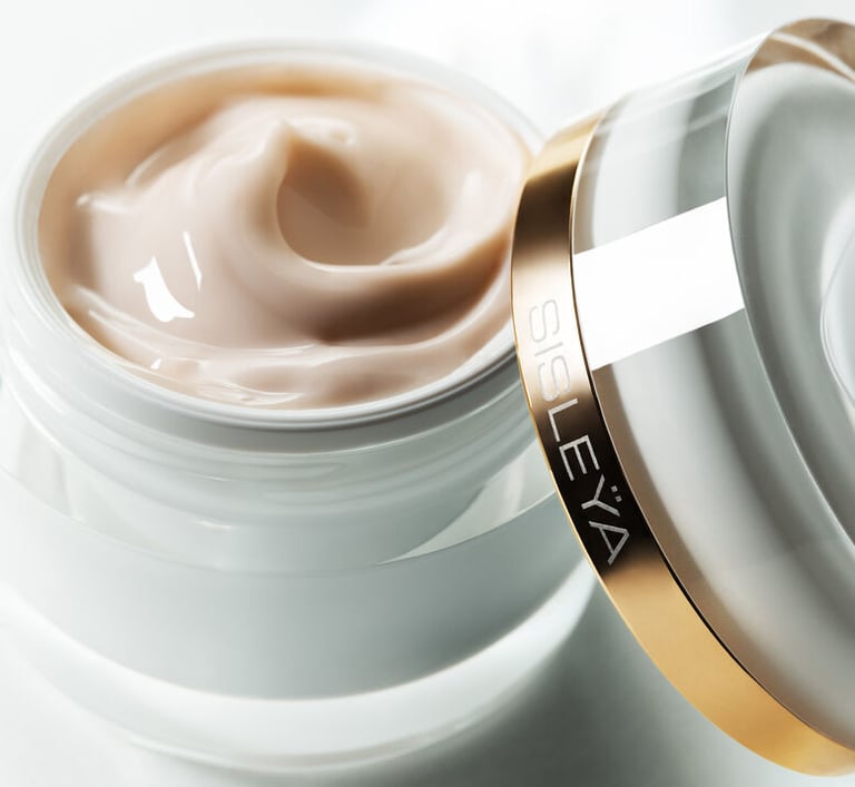 Sisley Sisleÿa luxury anti-aging cream in an open jar