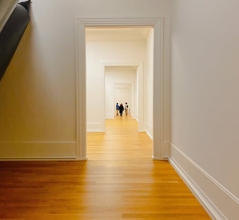 Diseño interior de un museo en bilbao