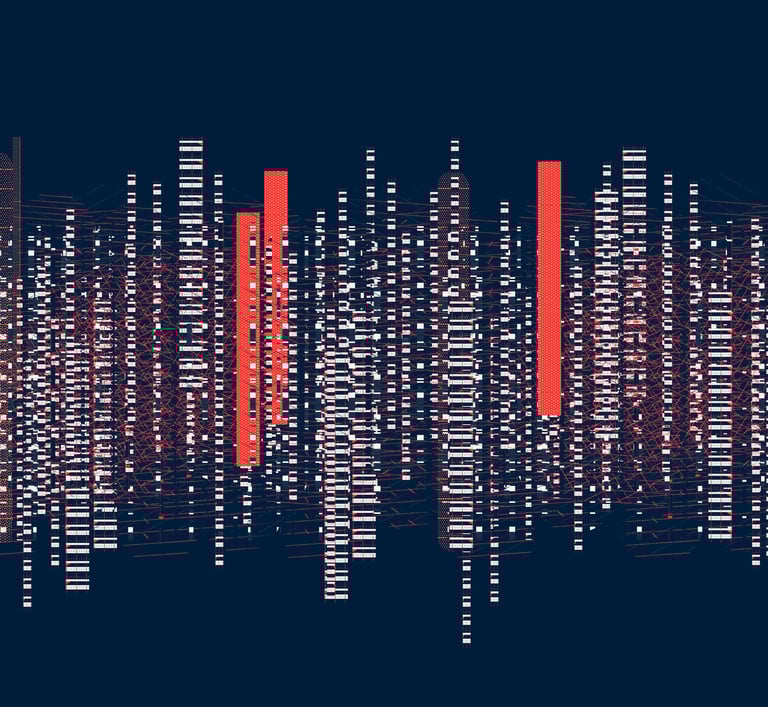 Static interference-intricate vector art. Click to buy at Saatchi.