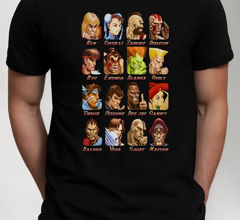 camiseta estampa retrô
