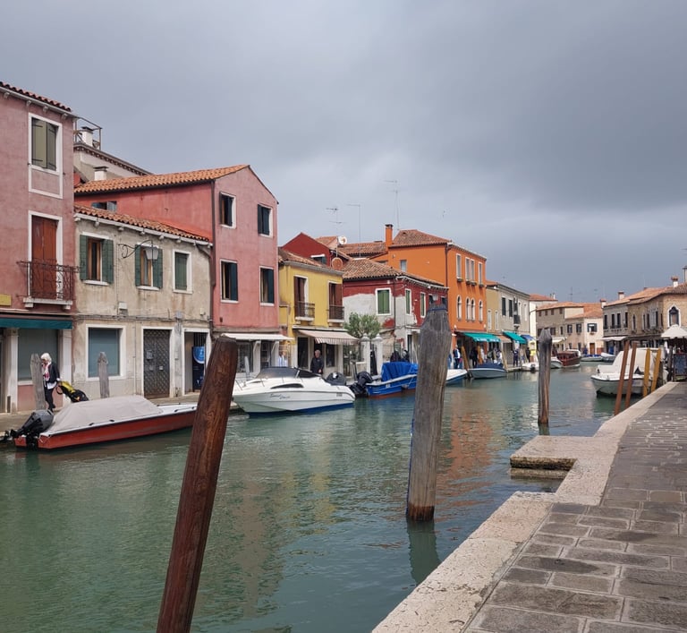 Häuser auf Murano