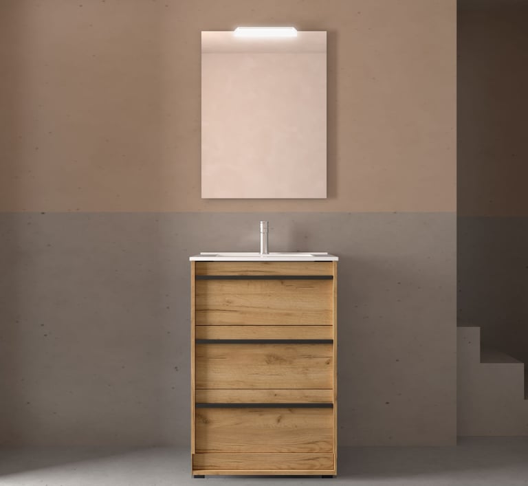 Floor standing bathroom furniture