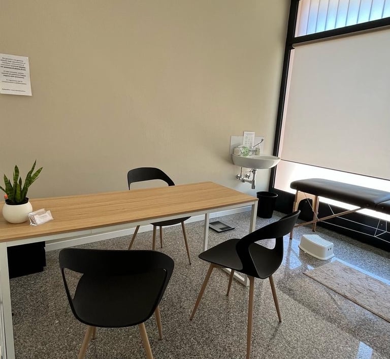 Ambiente interno dello studio nutrizionale a Camisano Vicentino – Davide Milani