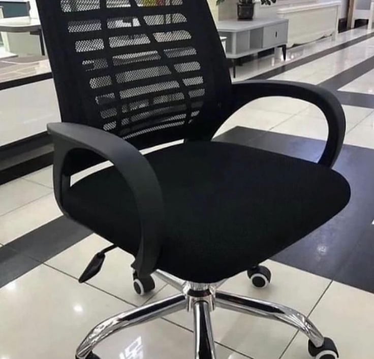 Broken office chair handle replaced on-site in Ambernath