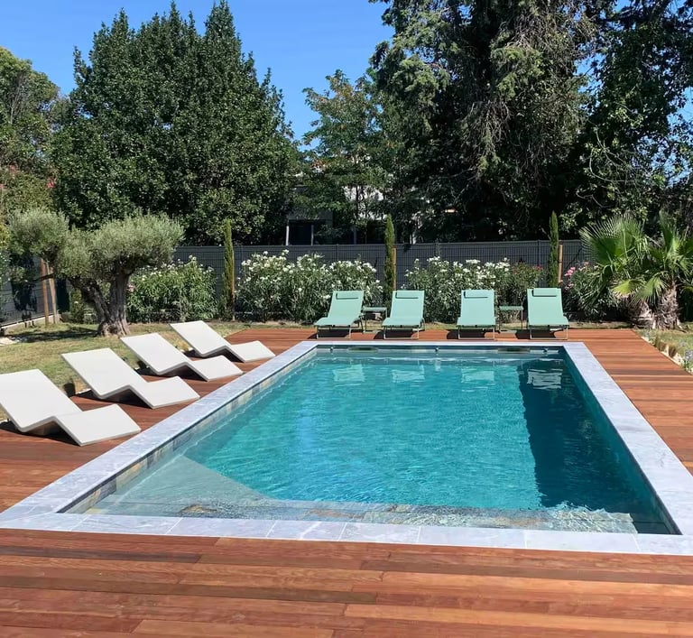 location maison Aigues-Mortes avec piscine privée chauffée