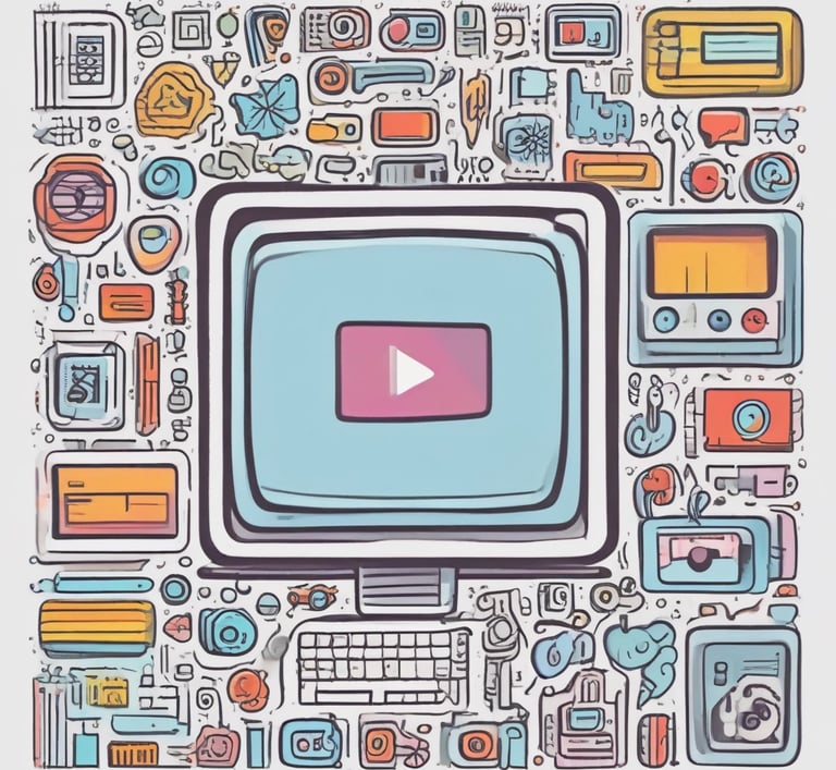 A microphone and headphones set up for recording a podcast episode.