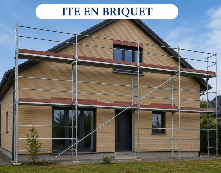 ITE en brique : isolation extérieure et finition moderne