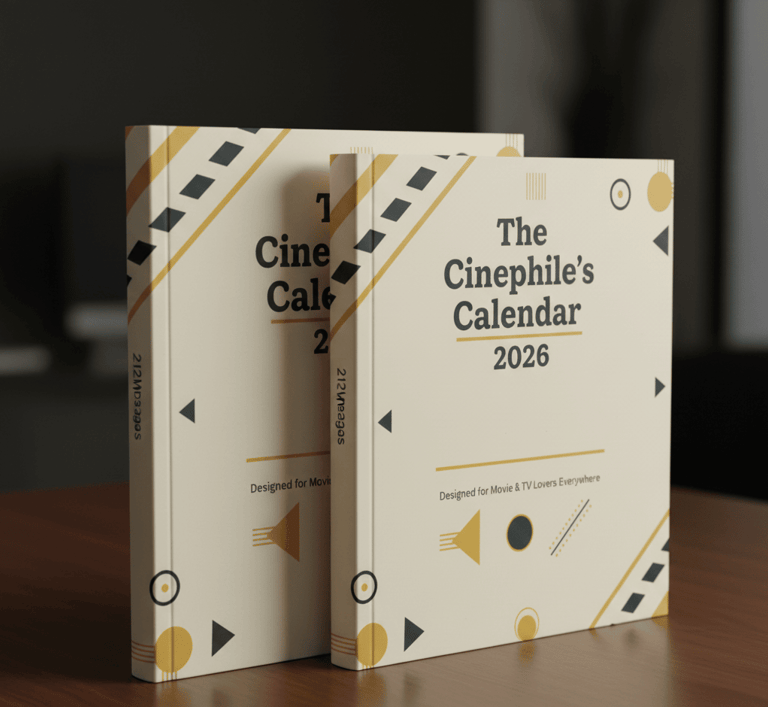 2026 Film Planner, Cinephile Calendar, Movie Watchlist Organizer, Cinema Student Agenda, Director Sc