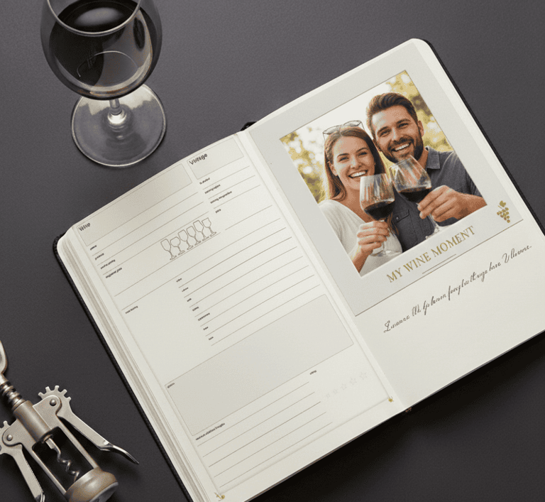 wine tasting journal, sommelier notebook, wine log book, wine review book, gift for wine lovers