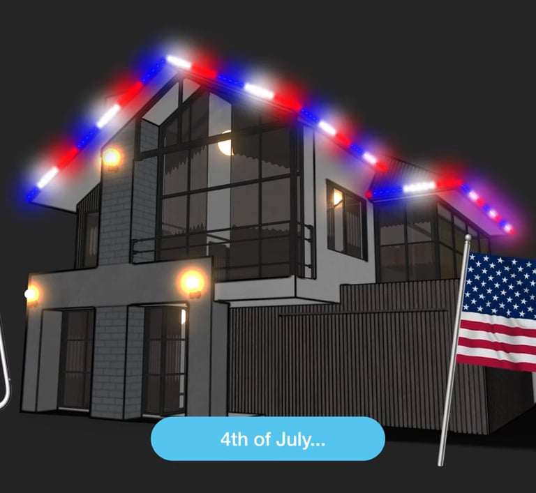 4th of July lights