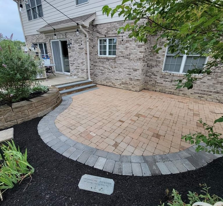 Hendricks County custom paver patios