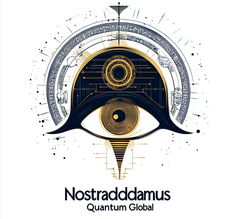 a poster of a large eye with a clock on it