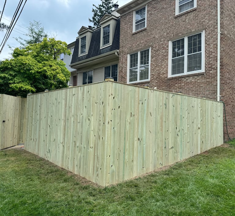 a fenced in fenced in area with a fenced in area with a