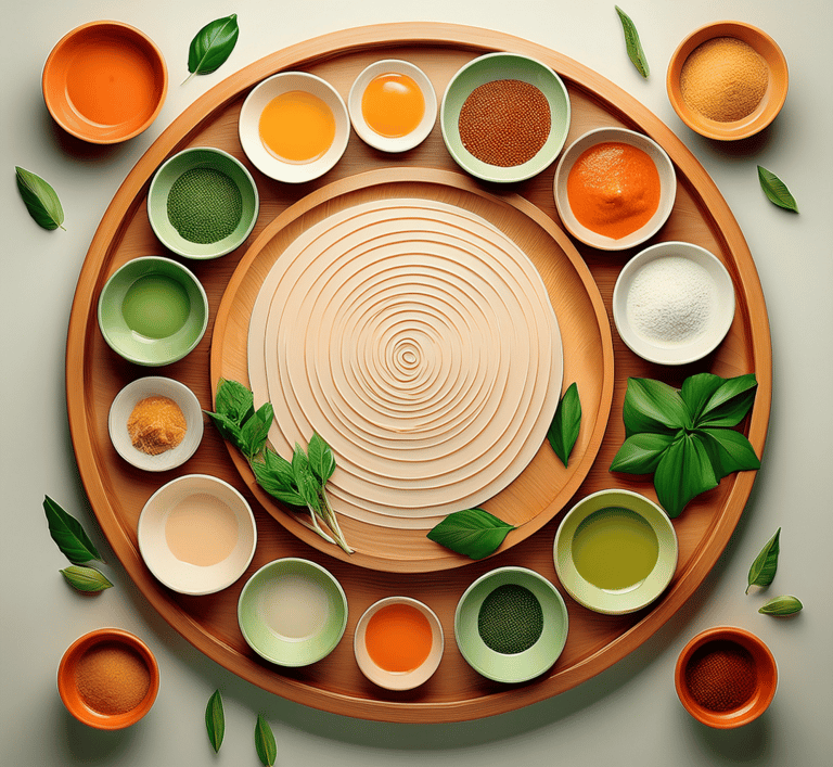 A plate filled with a variety of foods, depicting a feast to enjoy