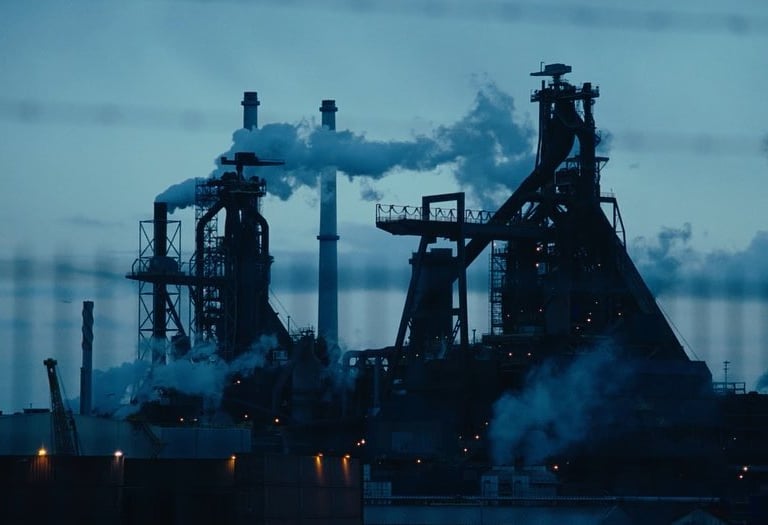 Factory from the film in love and sorrow by pieter genee with sound by etienne kompis