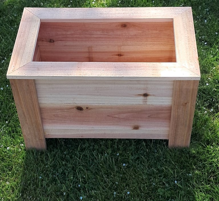 Custom Cedar medium Planter $60.00