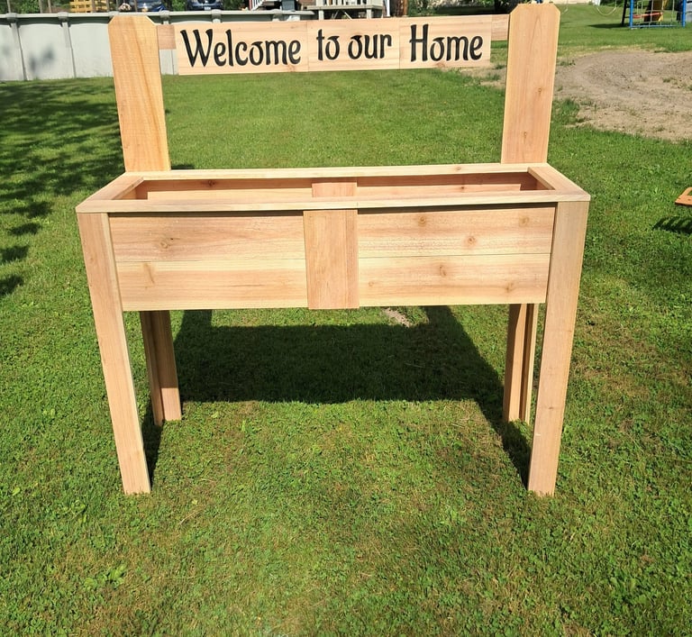 Large welcome to our Home Planter $140.00
