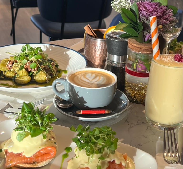 The Greenwich Nest - lovely coffee and gorgeous tasty breakfast