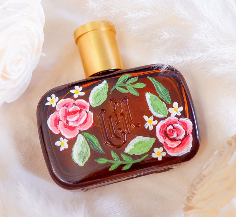 custom bottle paintings for NYC brand activation