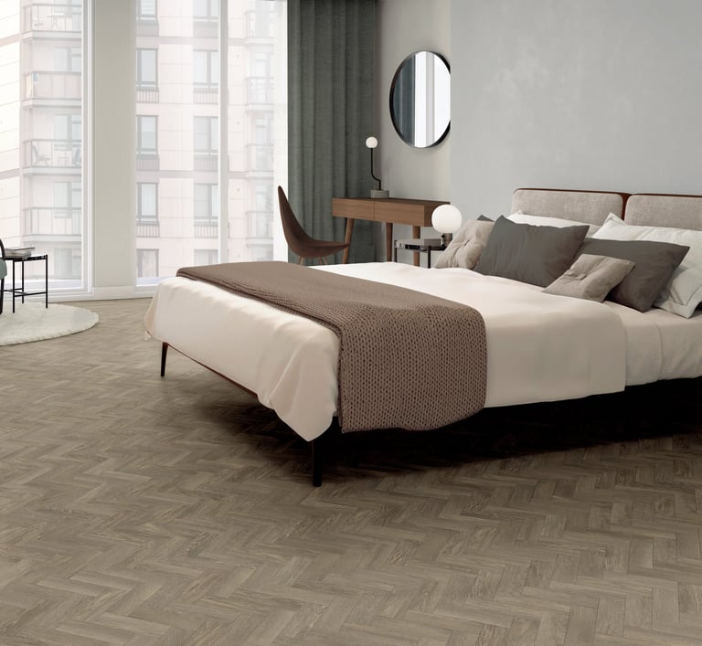 amtico-form-fs7w8510-bergen-oak kambarys su vinilu