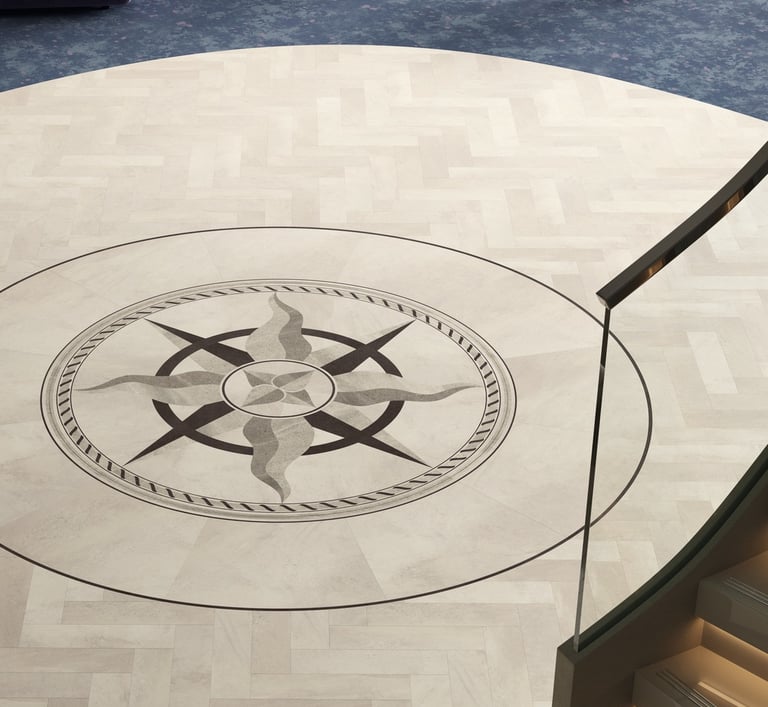 Vinilinių grindų motyvai jachtoms