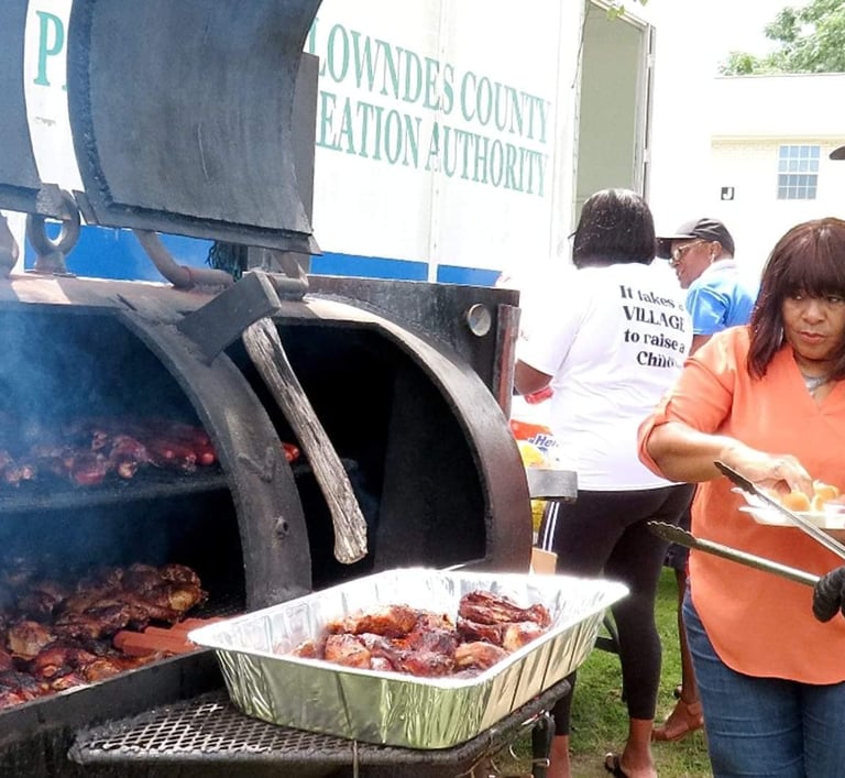 BBQ at Reach Two event Brittany Woods Valdosta