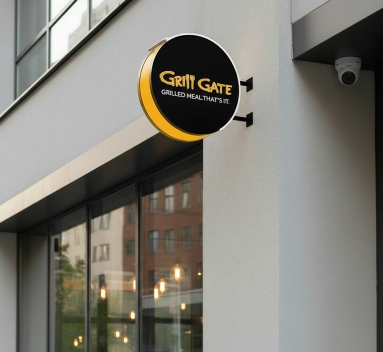 The Blade Exterior Sign- Gril Gate 2020