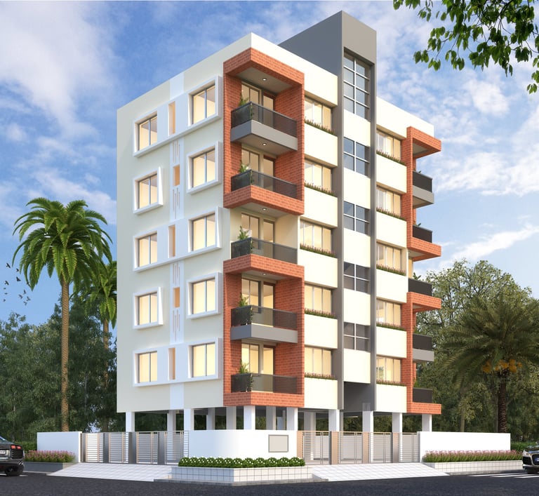 Saibhakti Residency-day view-nashik-makhmalabad road-dharmik group