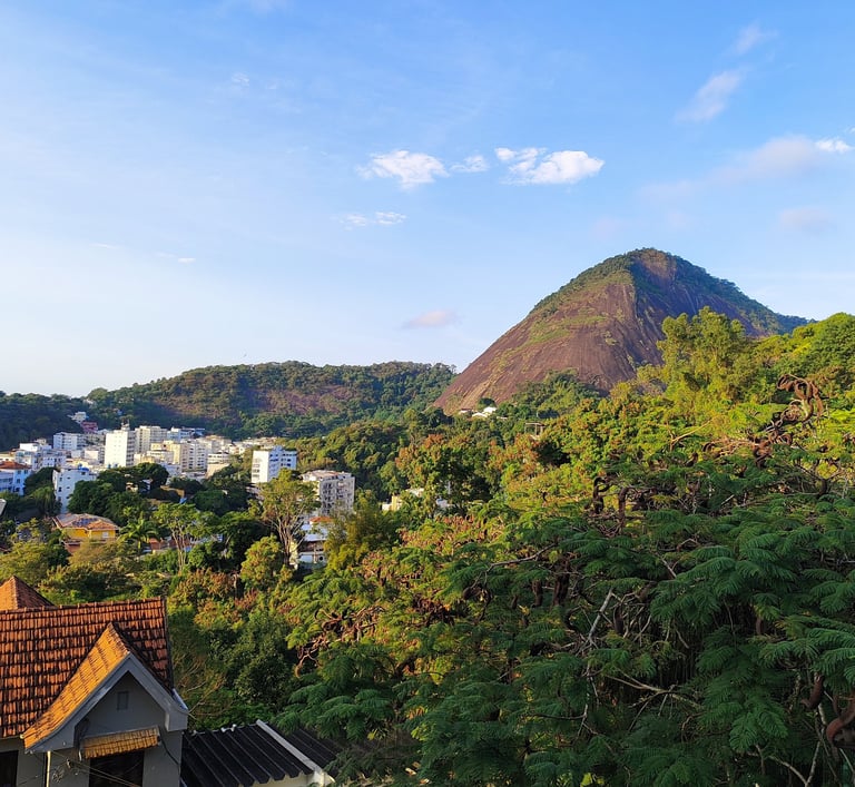 a mountain view of a mountain range in the distance