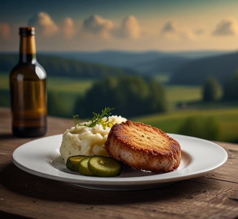 Breaded pork chop/Rántott sertéskaraj